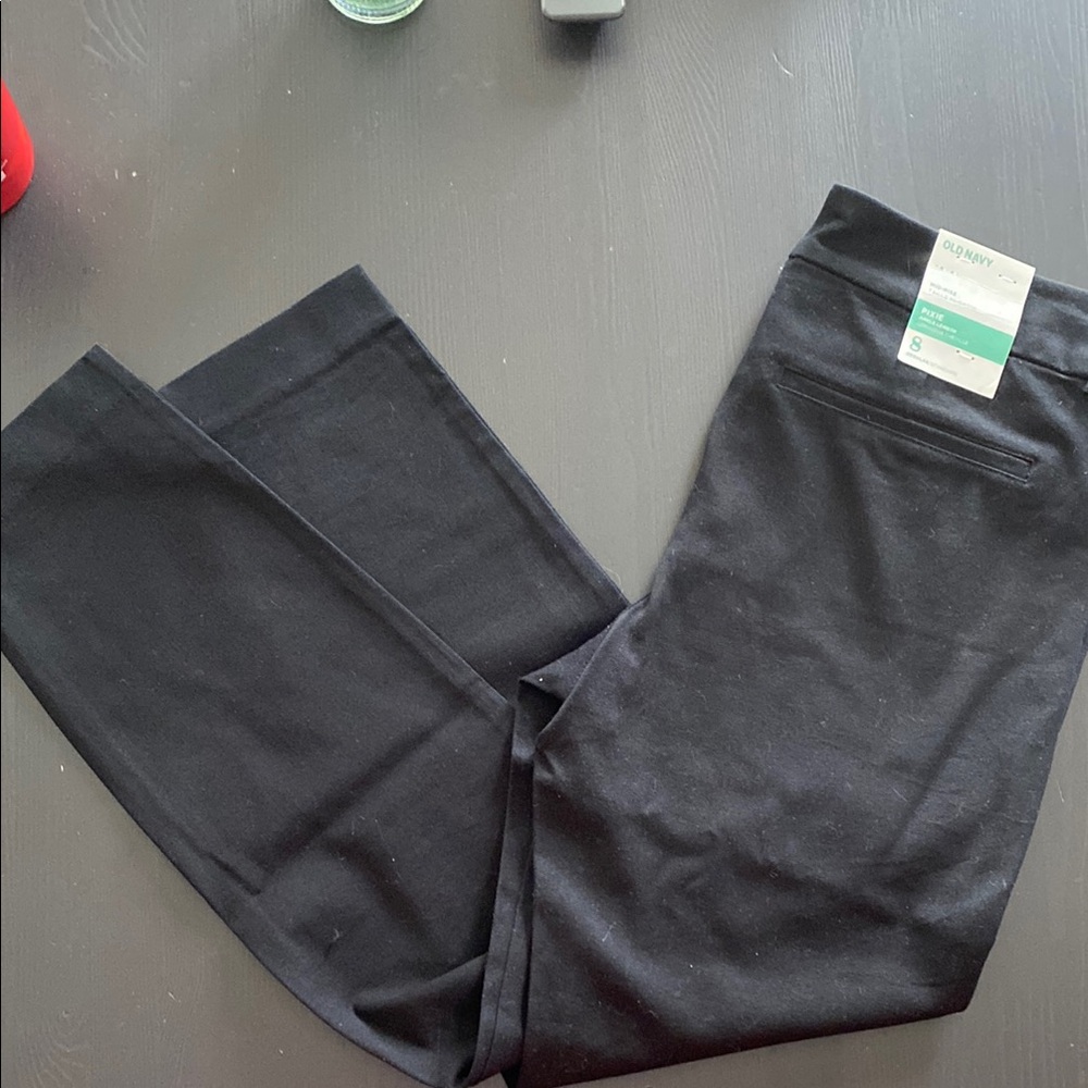 Old Navy Black Dress Pants Smooth Fabric
